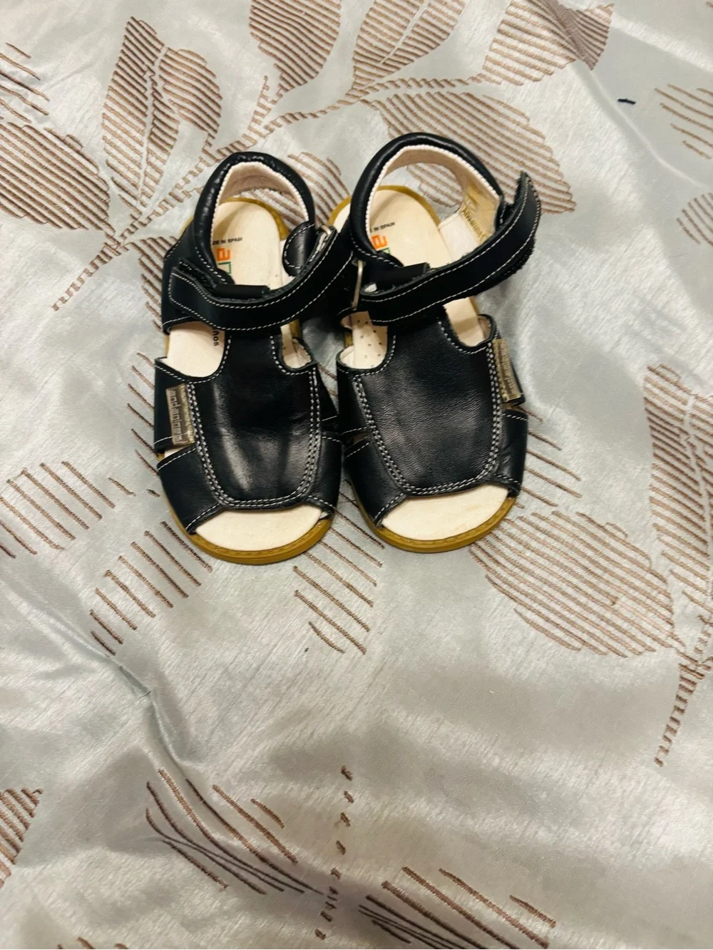 Andanines Leather Sandals | EU 23 | Navy Blue | Made in Spain | Like New